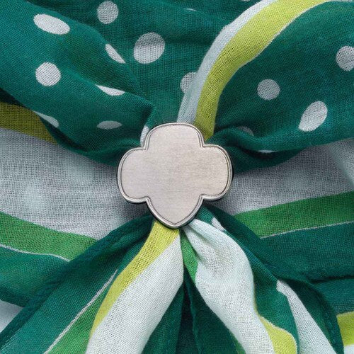 Official Trefoil Scarf Slide - Silver