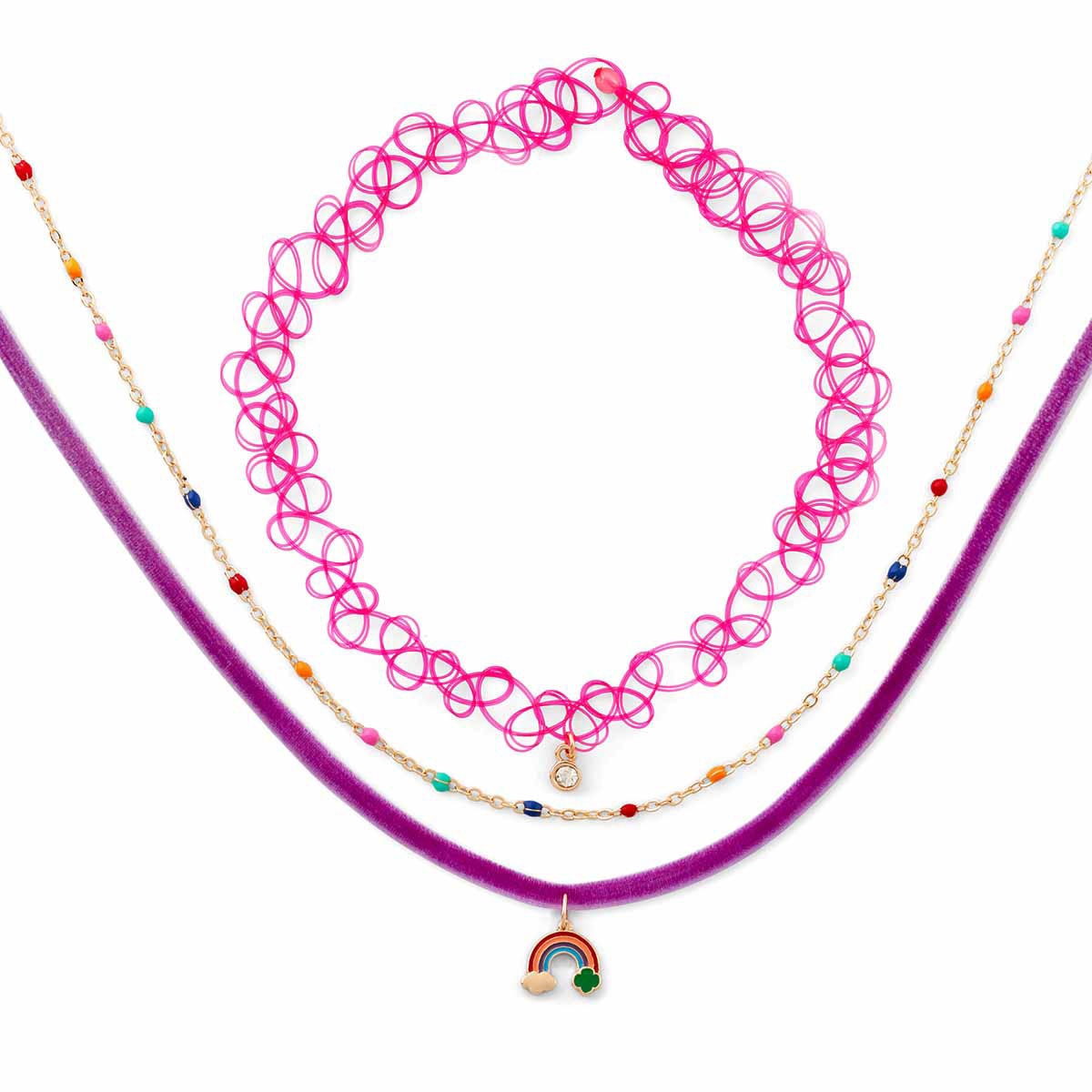 Multi Necklaces - 3 Pk Set