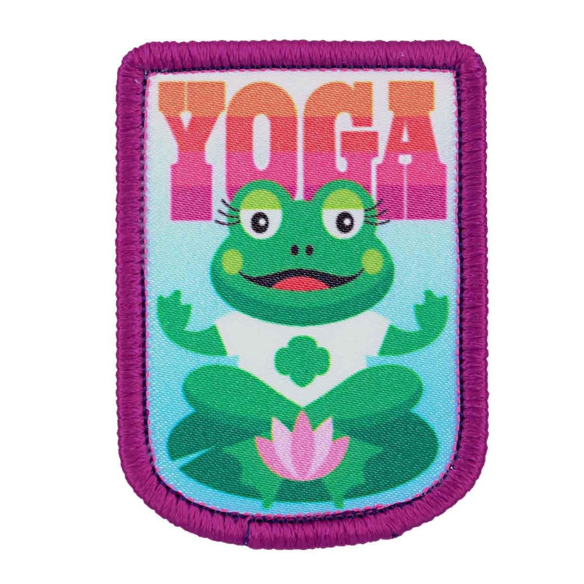 Yoga Frog Sew-On Patch