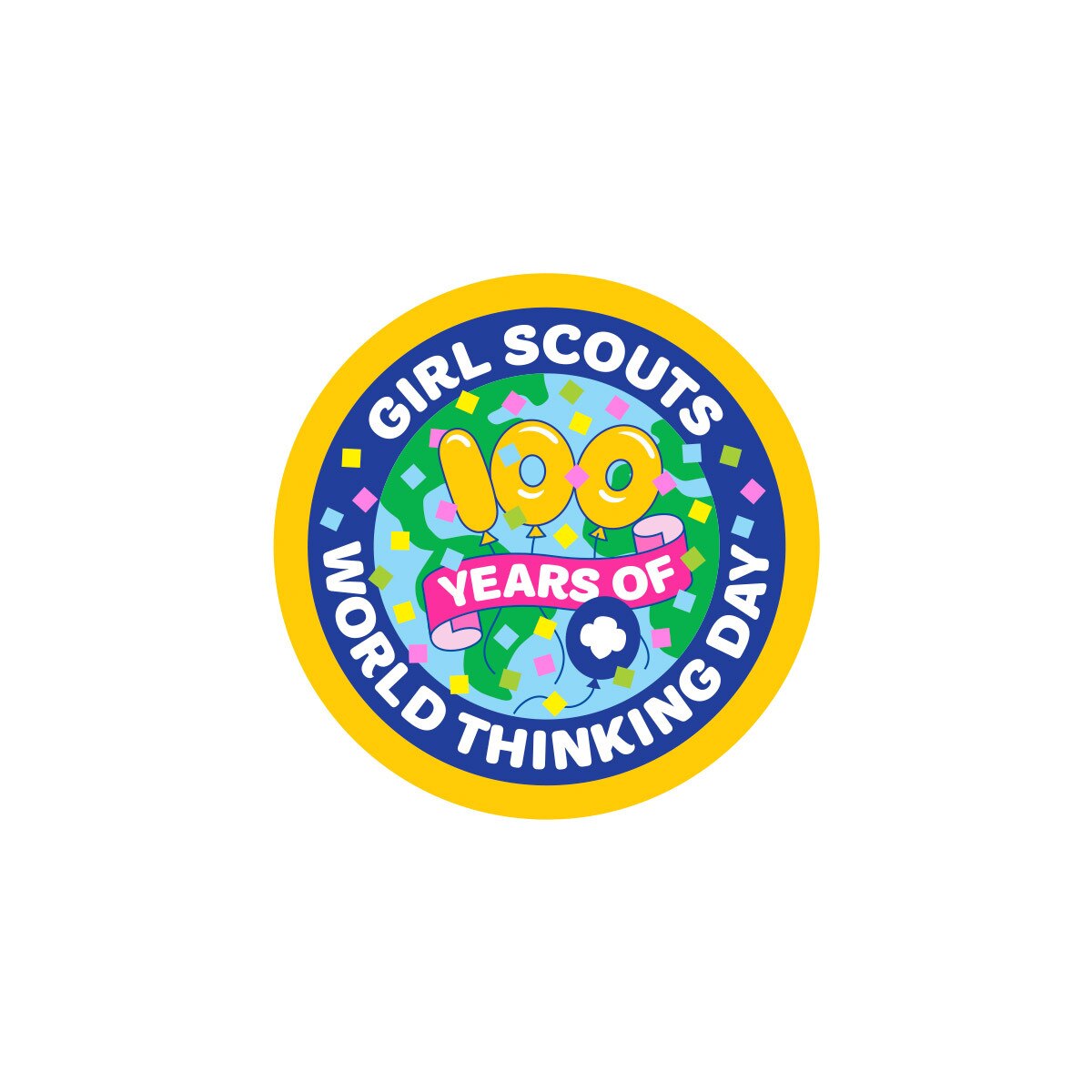 100 Years of World Thinking Day Fun Patch