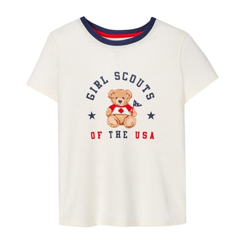 Patriotic Bear T-Shirt - Girls