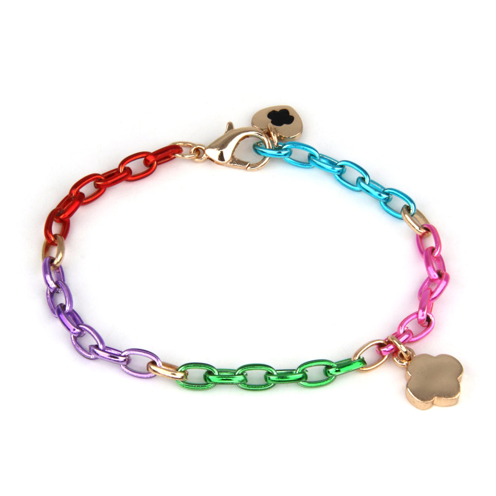 Charm It! Girl Scout Gold Muli Chain Bracelet