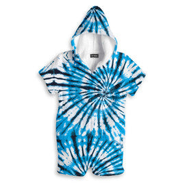 Romper Shark Tie Dye - Girls