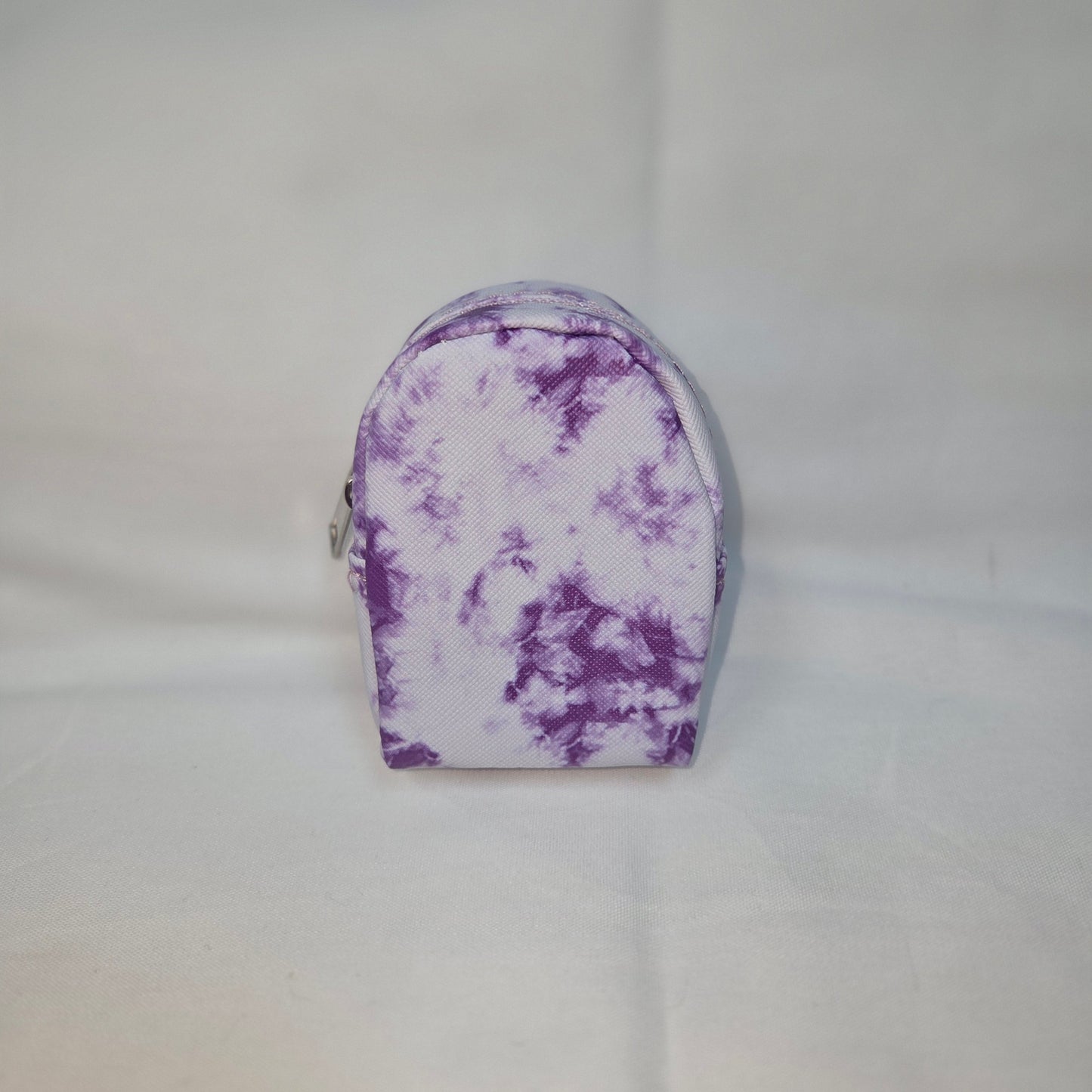 Mini Backpack Keychain - Purple Tie Dye