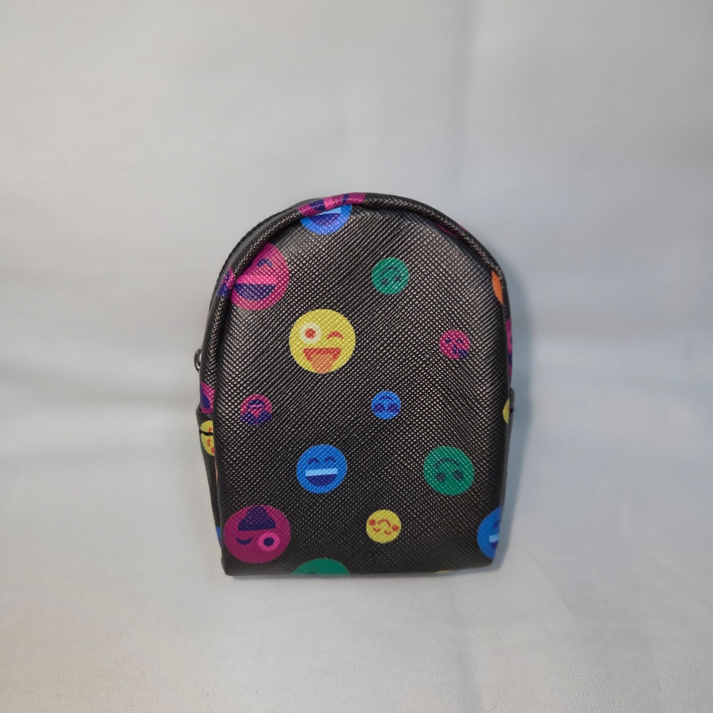 Mini Backpack Keychain - Smiley Faces