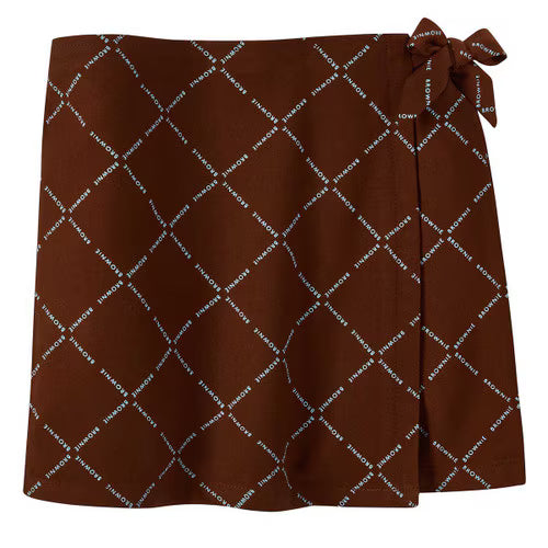 Brownie Printed Wrap Skort - Girls