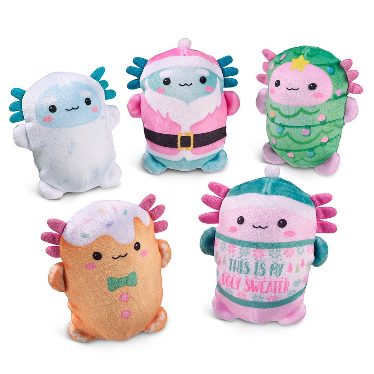 Bubble Stuffed Squishy Friends-A Very Axolotl Christmas