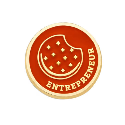 Cadette Cookie Entrepreneur Family Pin - Year 1
