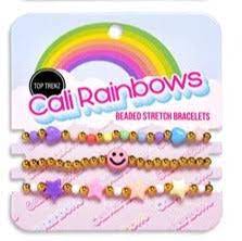 Cali Rainbows Beaded Stretch Bracelets