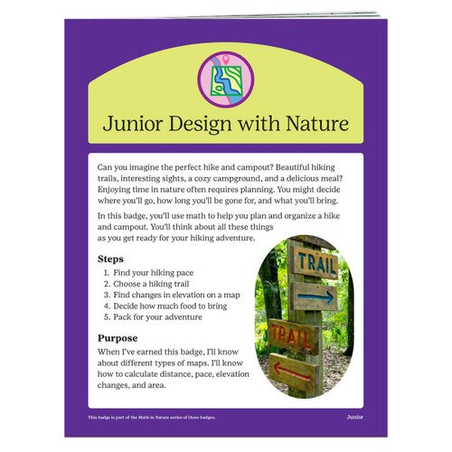 Junior Design with Nature Badge Requirements