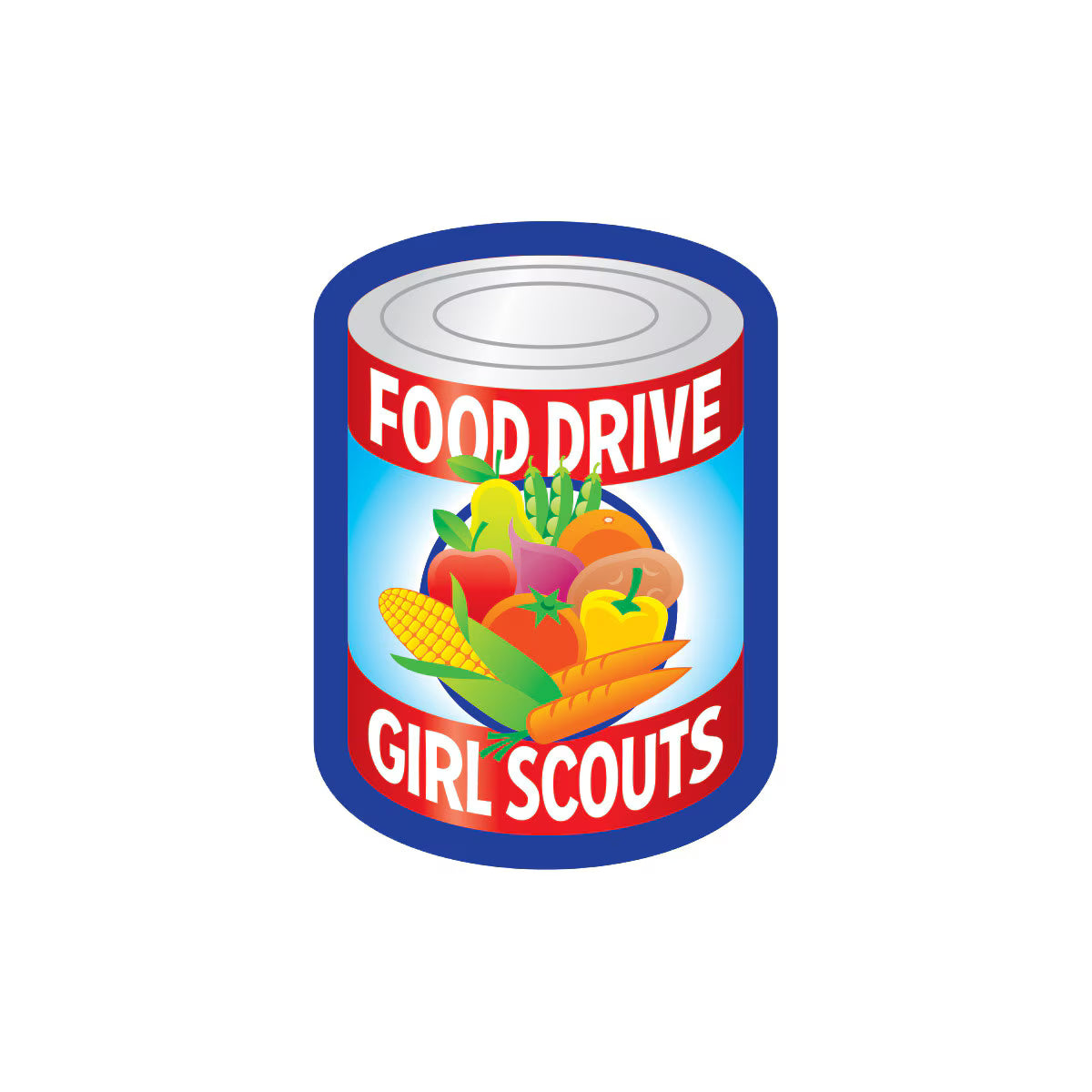 Food Drive Can Sew-On Patch