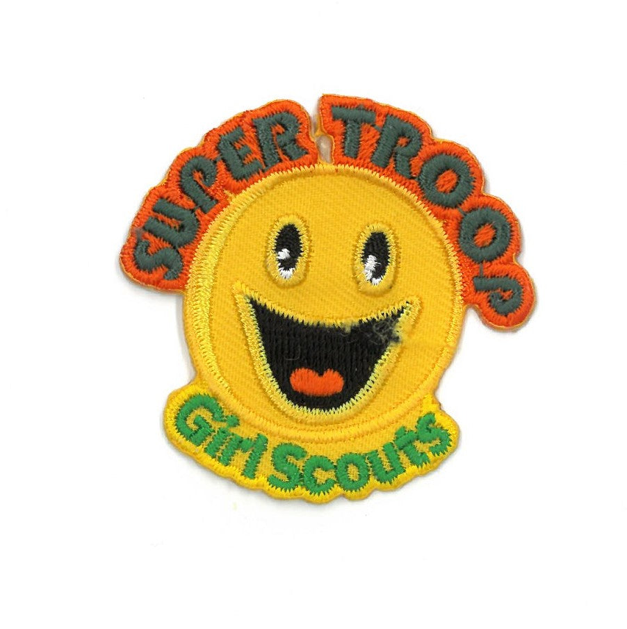 Smile Super Troop Iron-On Patch