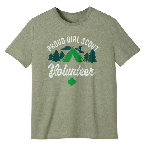 Proud Girl Scout Volunteer T-Shirt - Adult