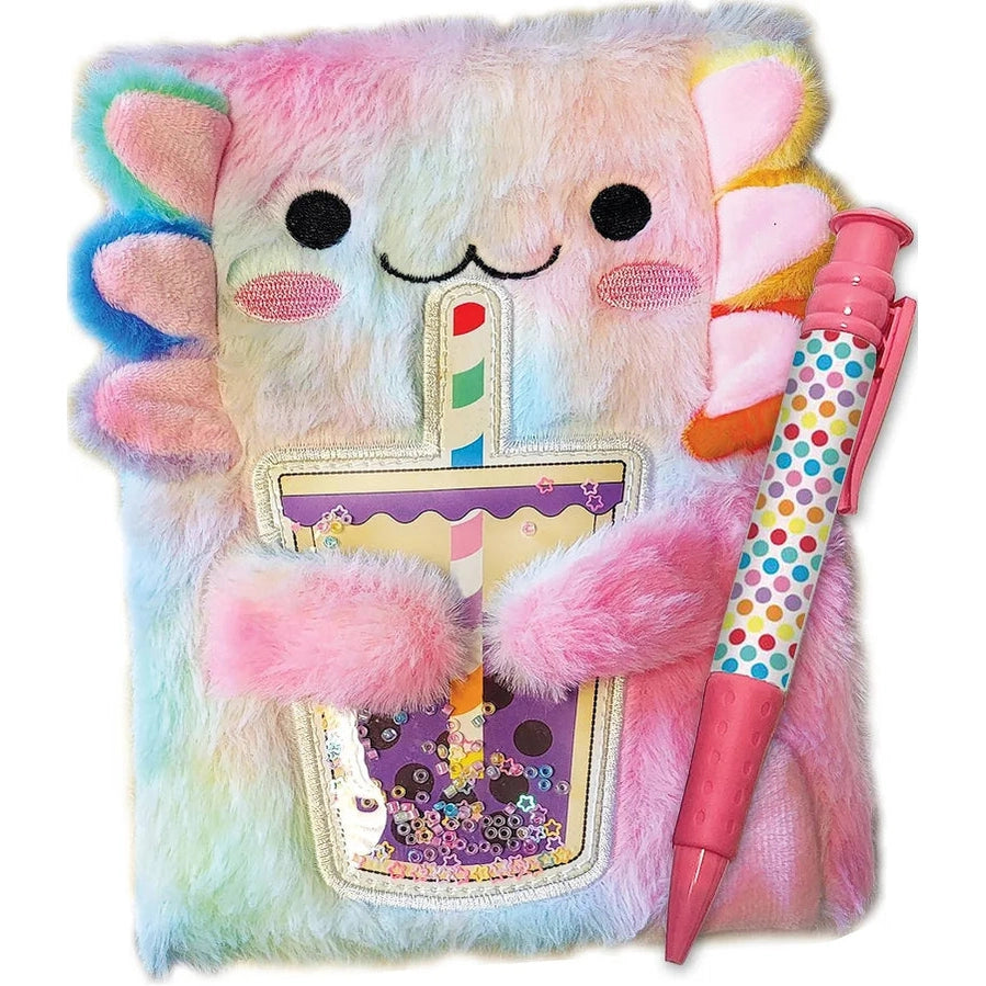 Plush Boba Axolotl Journal & Pen Set
