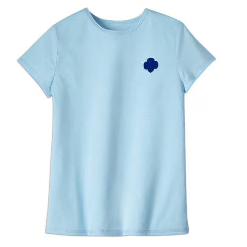 Sky Blue Classic Trefoil T-Shirt - Girls