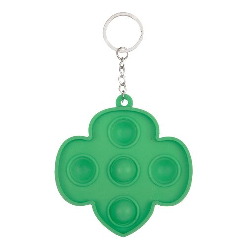 Trefoil Fun Finds Fidget Popper Keychain