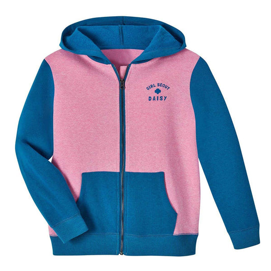 Daisy Zip-Up Hoodie Sweatshirt - Girls