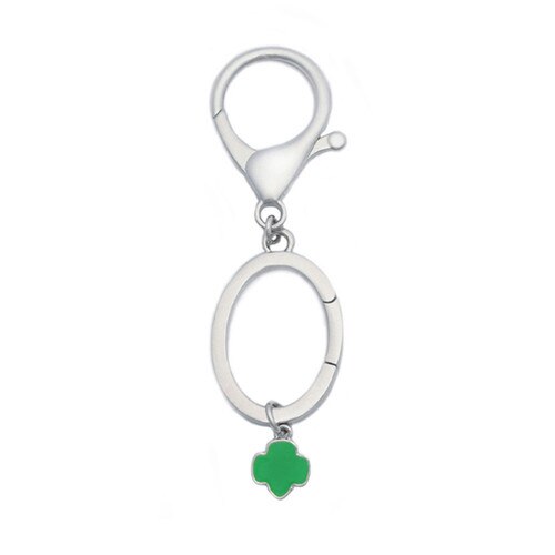 Girl Scout Charming Jewelry Collection charm Clip - Silver