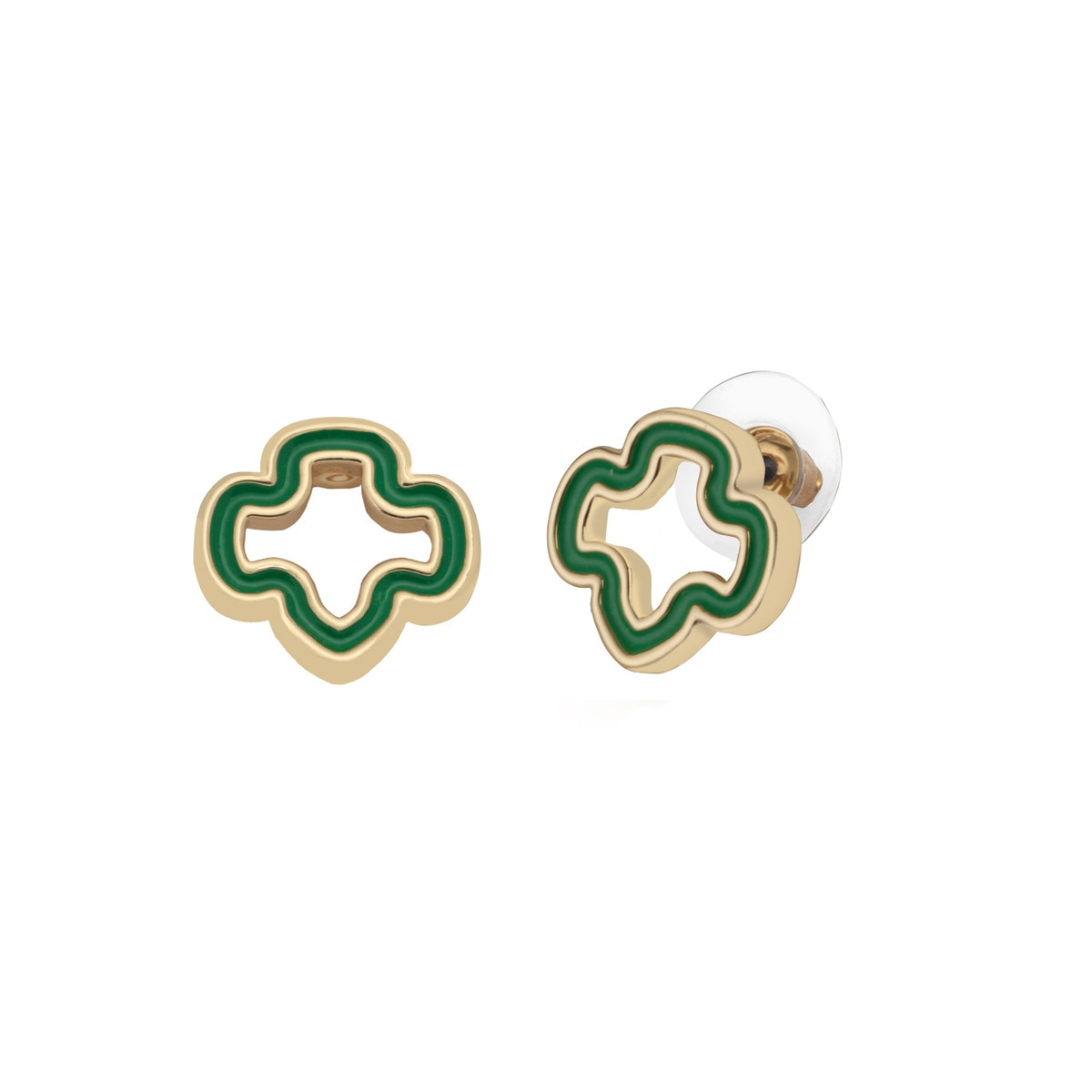Trefoil Fun Finds Outlined Trefoil Stud Earrings