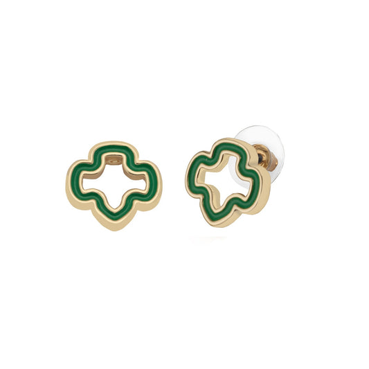 Trefoil Fun Finds Outlined Trefoil Stud Earrings