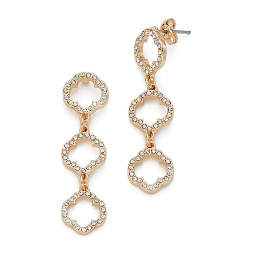 Pave Edge Earrings
