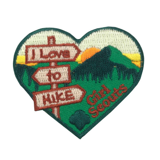 I Love to Hike Fun Patch