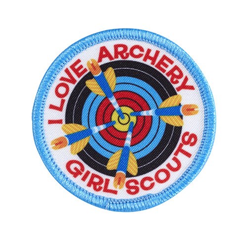 I Love Archery Sew-On Patch