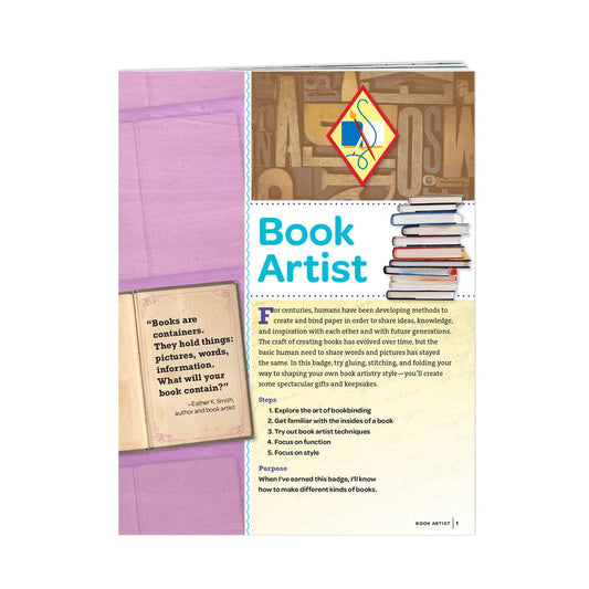 Cadette Book Artist Badge Requirements