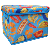 Junk Food Collapsible Storage Bin