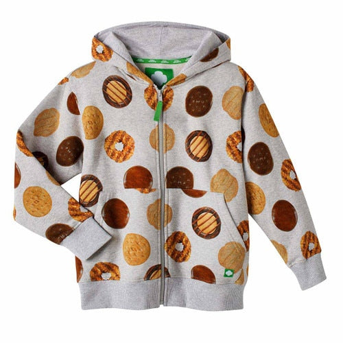 Photo Cookie Zip-Up Hoodie - Girls