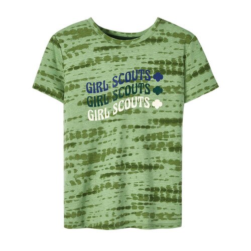 Shibori Print T-Shirt - Girls