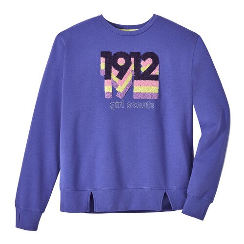 Colorful Chenille Sweatshirt - Womens