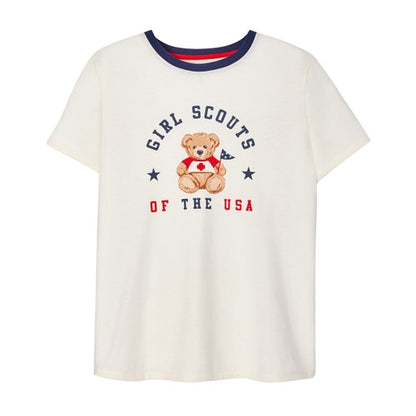 Patriotic Bear T-Shirt - Womens