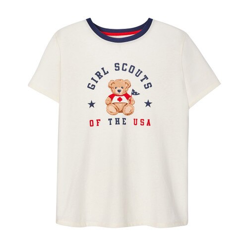 Patriotic Bear T-Shirt - Womens