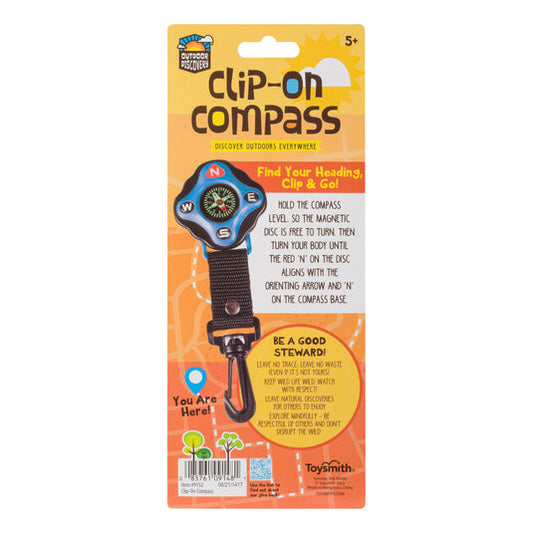 Clip-on compass