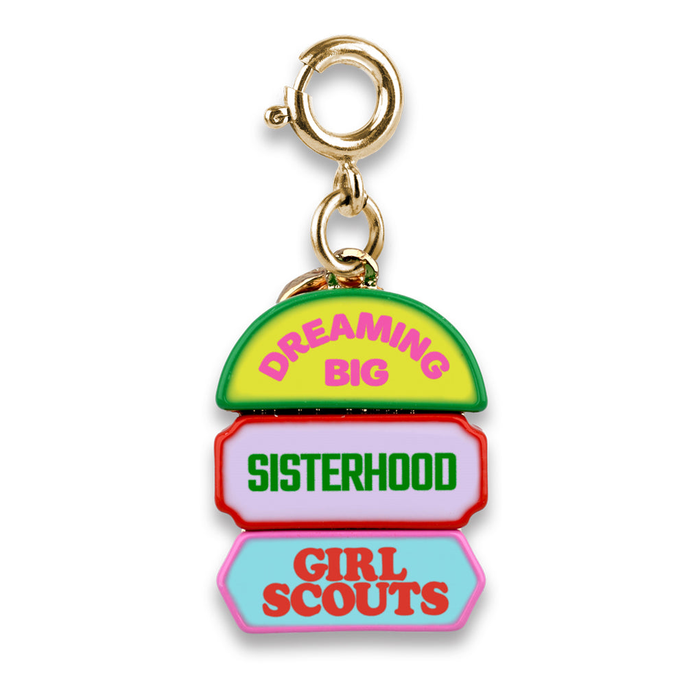 Charm It! Gold Girl Scout Patches Charm