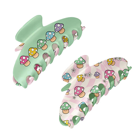 Two-Sided Claw Clip Mushroom