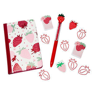 Strawberry Mini Boxed Journal Set