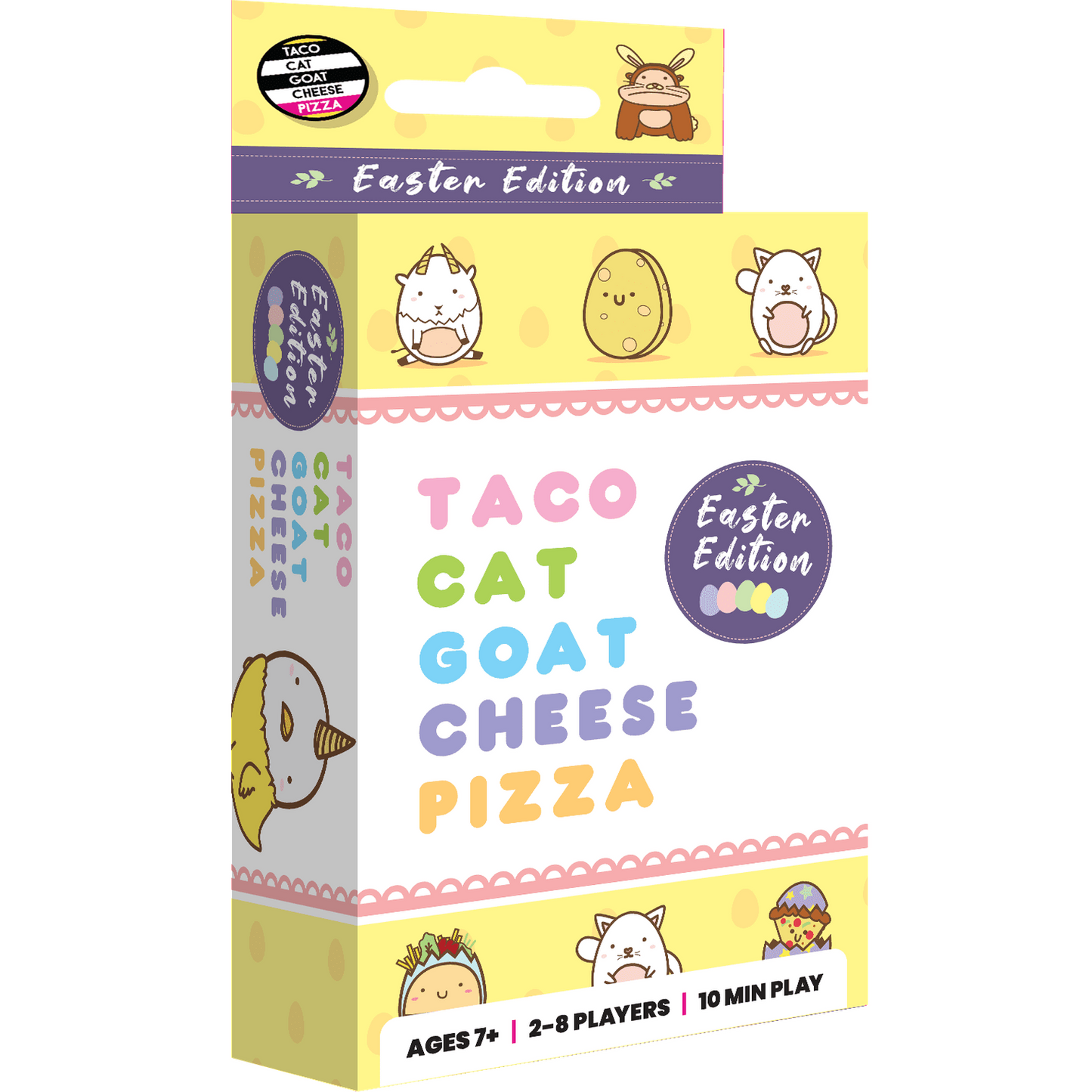 Taco Cat Goat Cheese Pizza Game - Easter Edition