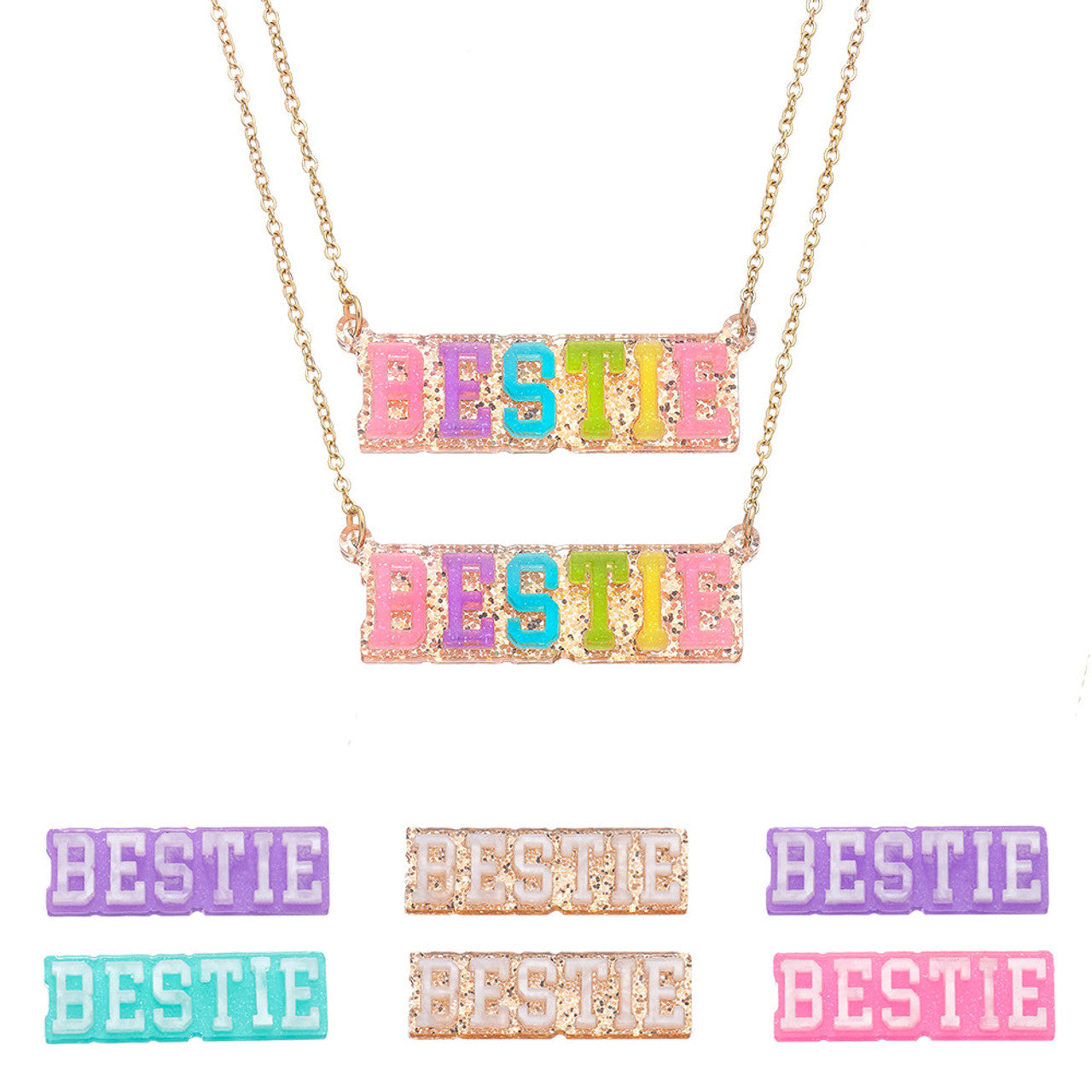 JV Charm Club - Bestie Necklaces Set of 2