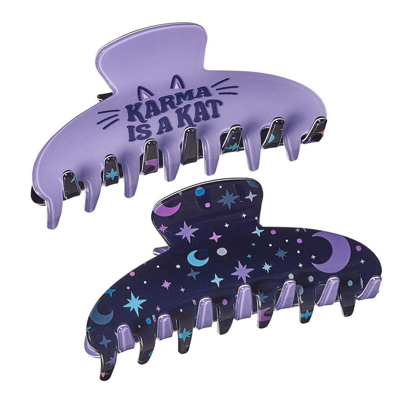 Two-Sided Large Claw Clip - Karma Kat
