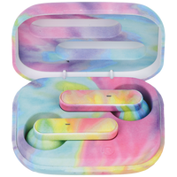 Pastel Tie Dye Compact Earbuds