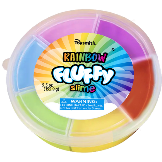 Rainbow Fluffy Slime
