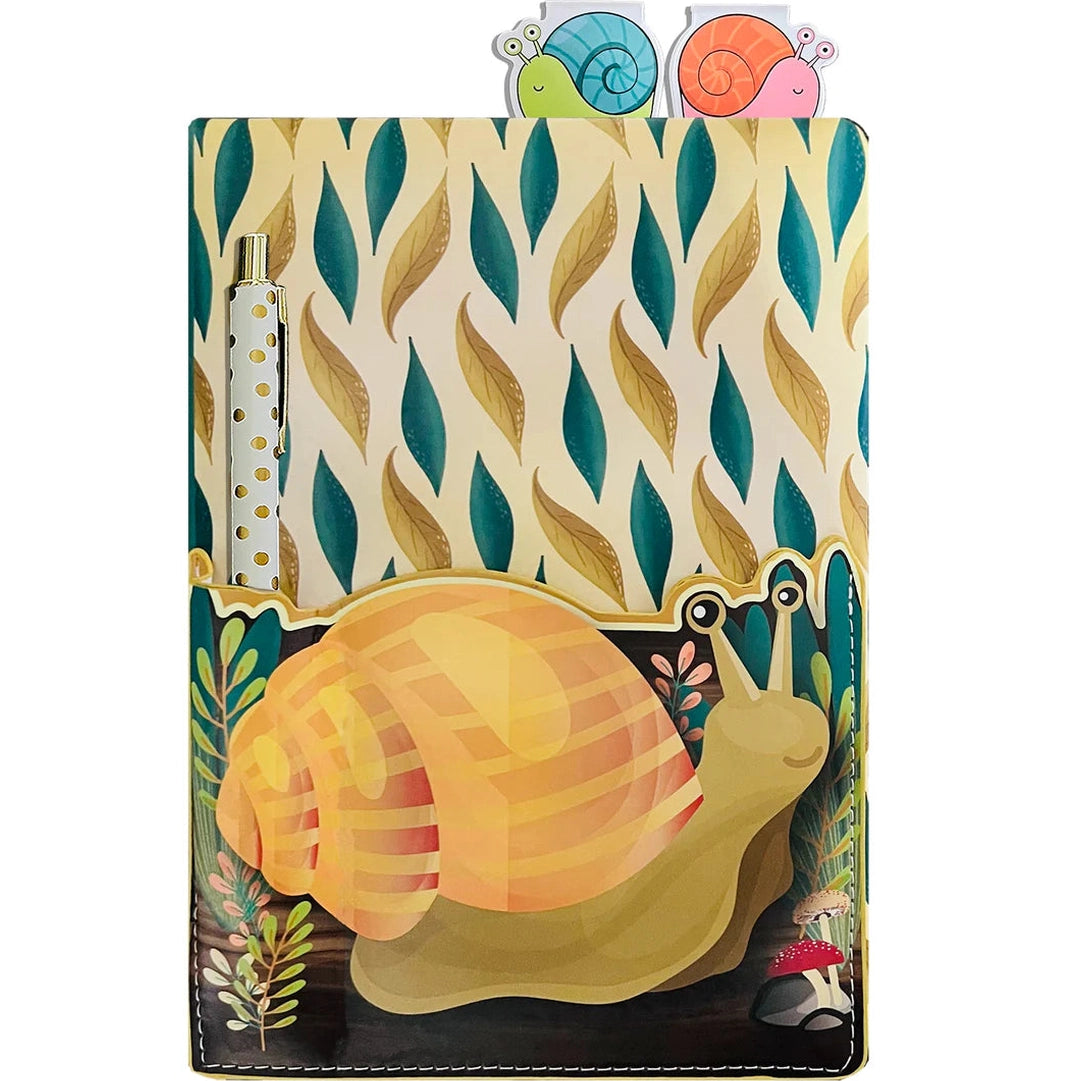 Slowpoke Snail Pocket Journal w/ Pen