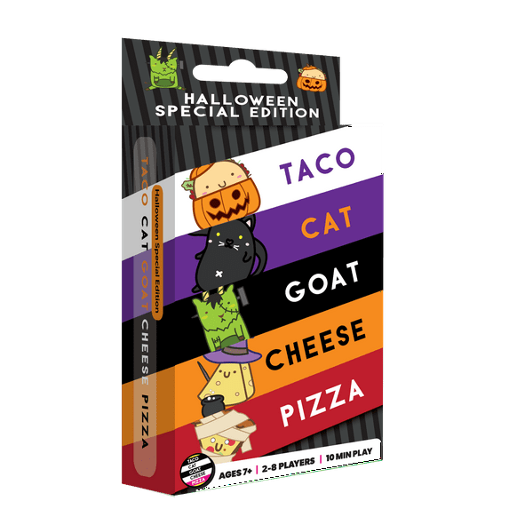 Taco Cat Goat Cheese Pizza Game -Halloween Edition