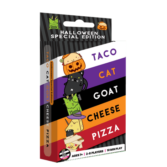 Taco Cat Goat Cheese Pizza Game -Halloween Edition