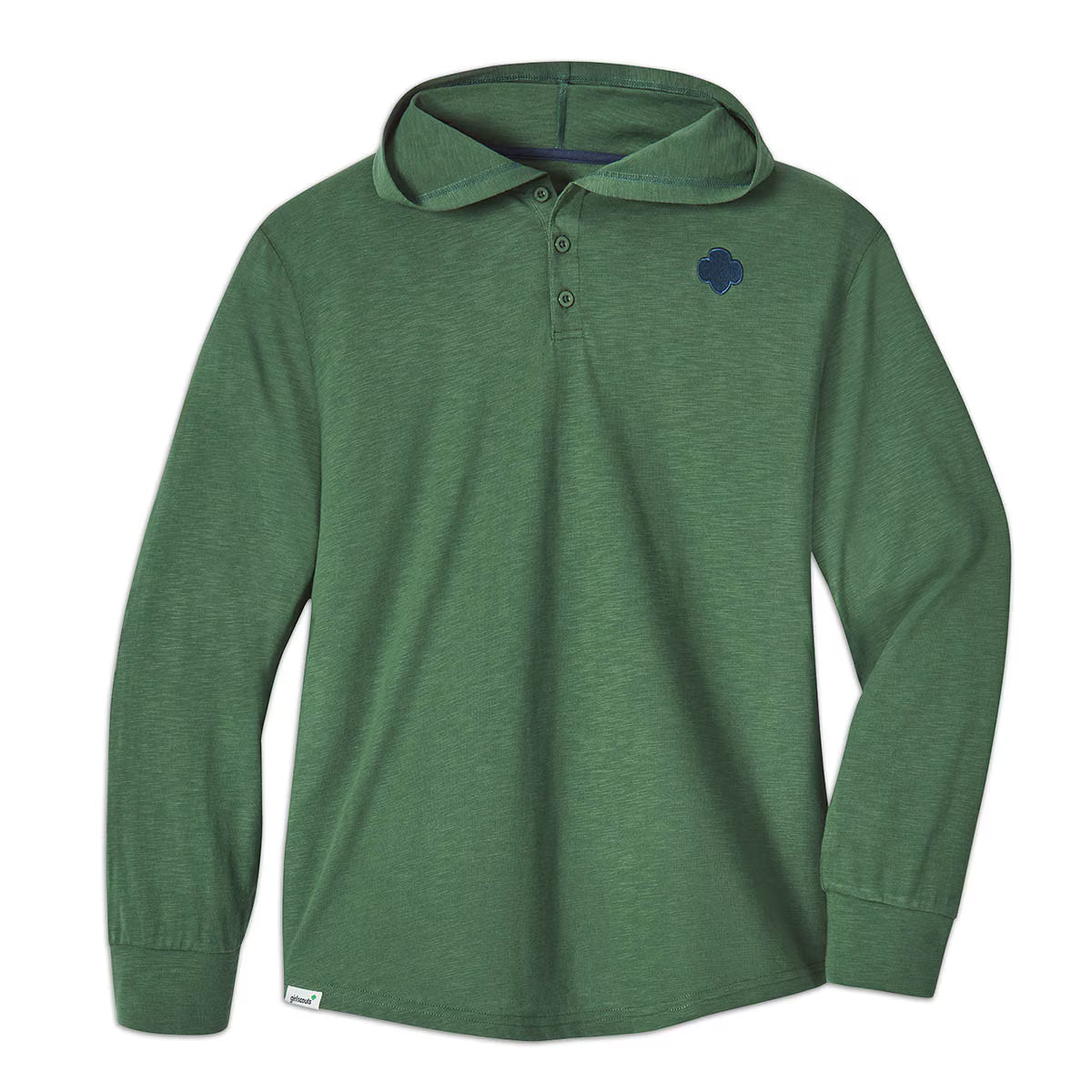 Henley Hoodie T-Shirt - Adult