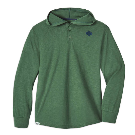 Henley Hoodie T-Shirt - Adult