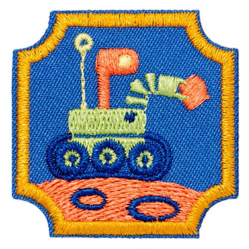 Ambassador Showcasing Robots Badge