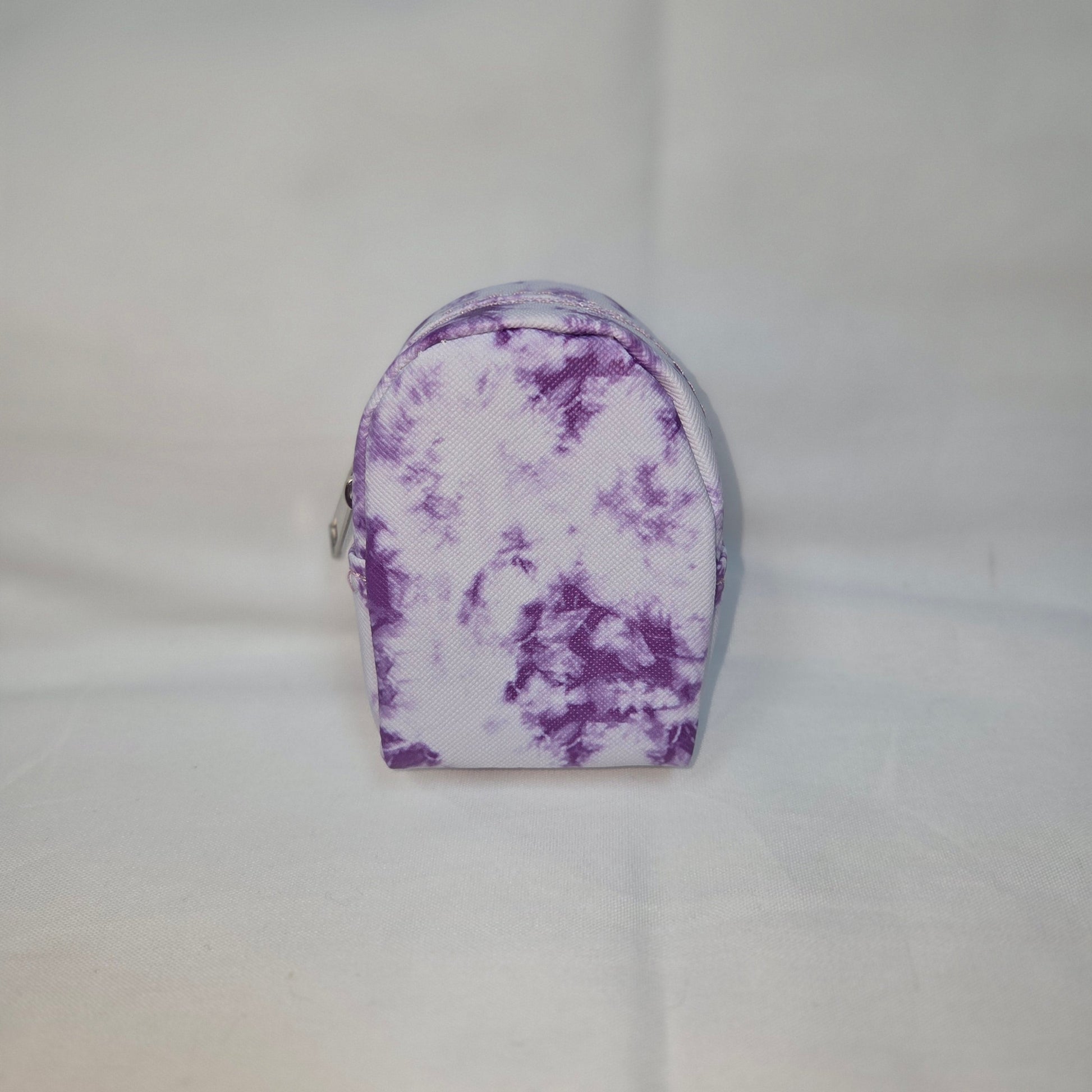 Mini Backpack Keychain - Purple Tie Dye